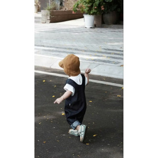 Set Hamber đính gấu và áo muslin Little Bee