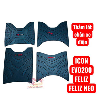 Thảm Lót Sàn Xe Điện Evo200,ICON,FELIZ,FELIZ NEO chất liệu cao su hàng chất lượng (thảm lót chân xe điện)