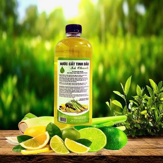 NƯỚC CẤT TINH DẦU THIÊN NHIÊN | 2 CHAI 1LÍT | KHỬ MÙI ĐUỔI MUỖI XỊT PHÒNG LAU SÀN XÔNG PHÒNG ĐA NĂNG