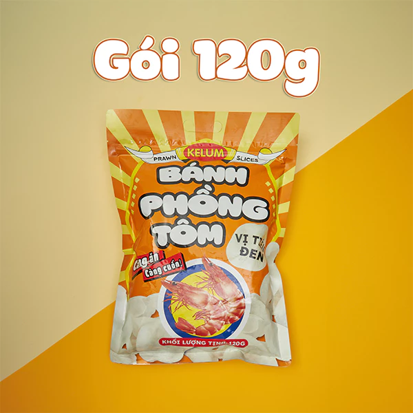 Combo Bánh Snack Ăn Vặt Phồng Tôm Kelum 120g, Bánh Bắp Bang Bang 180g