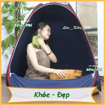 Lều xông hơi cao cấp sau sinh - Lều xông hơi tại nhà chui đầu tự bung cao cấp Kiều Phi ( màu ngẫu nhiên)