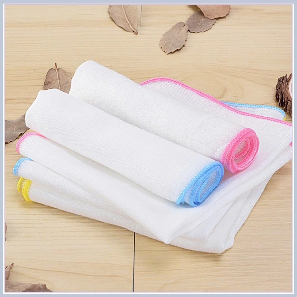 [Loại Đẹp] Set 3 - 5  Khăn Tắm Trắng 6 Lớp , Khăn Tắm Xô Sơ Sinh, Cho Bé, Cotton