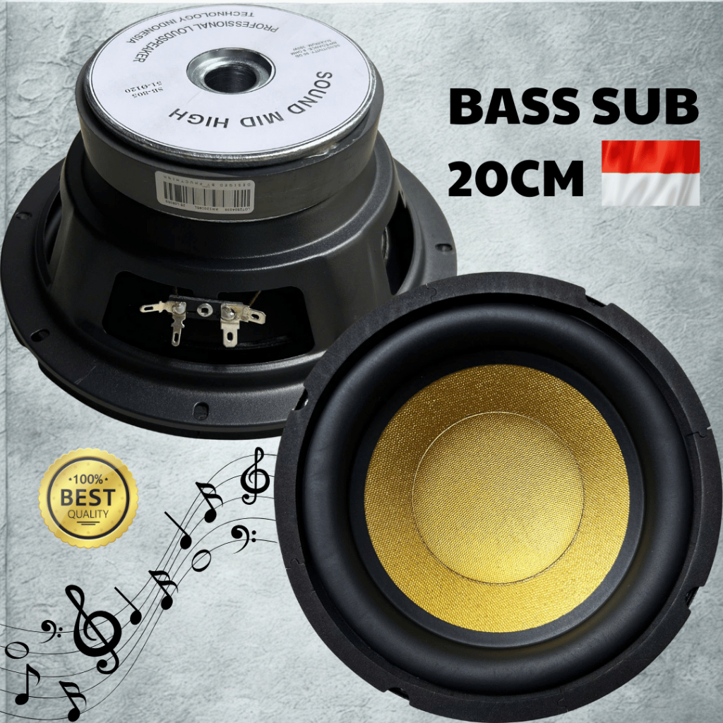 Bass Sub 20 cm Coil 51 Từ 120 (GIÁ 1 CÁI) Gân Cao Su Chuyên Ráp Loa ...