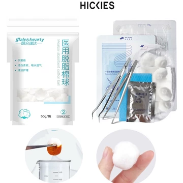 Bông Y Tế Tiệt Trùng Dùng Trong Gia Đình - Gói Băng Y Tế Dùng Một Lần Vô Trùng - HICKIES