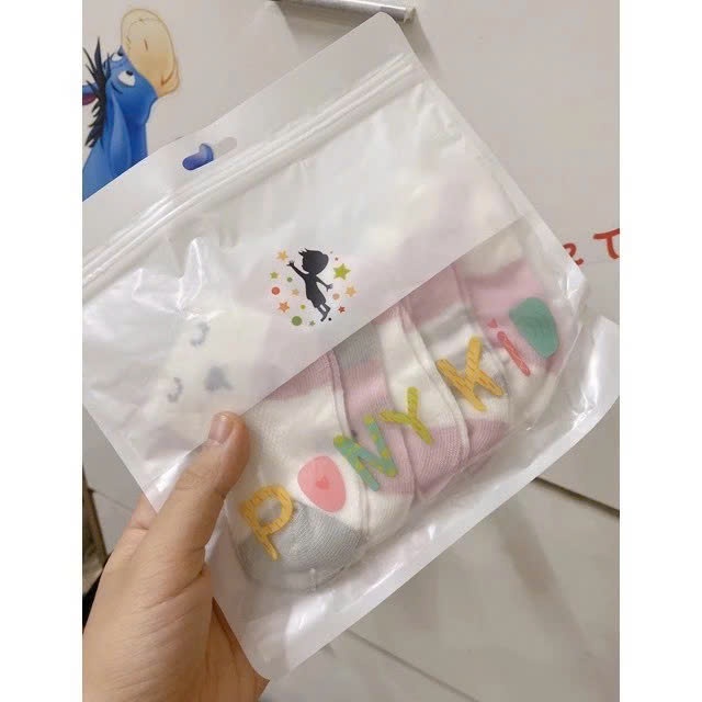 Set 5 Đôi Tất Lưới cho bé, Tất thông hơi co giãn mềm bé trai bé gái từ 0 tới 3 tuổi