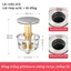 Combo xả lavabo｜Lõi nhấn đồng + nắp cống ngăn mùi +xiphong chậu rửa bát｜Chống nghẹt, dễ lắp, bền đẹp