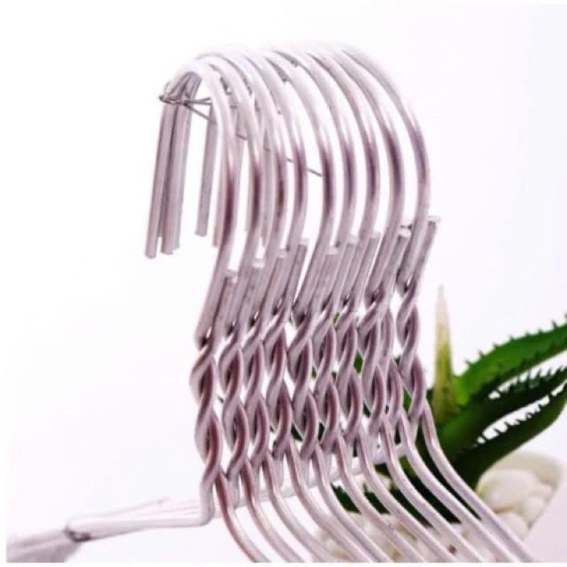 Set 10 Móc Phơi Quần Áo Trẻ Em, Móc Nhôm Mềm Mỏng Nhỏ Phù Hơp Đồ Của Bé