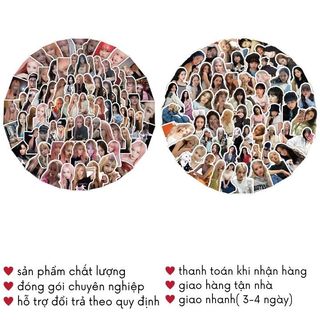 Sticker Niêm Phong Kpop 100 Miếng Hình Dán Meme Cute Dễ Thương ST24
