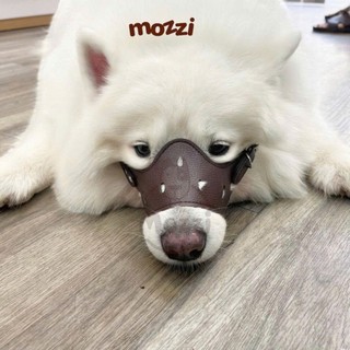 Rọ mõm da mềm có đai nới cho chó
