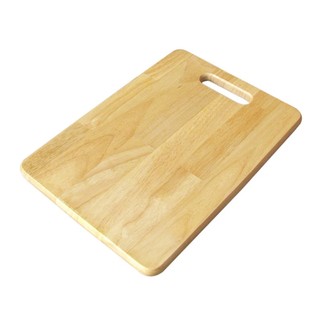 Thớt gỗ vuông Quang Minh kích thước 25x35x1.8cm gỗ cao su chắc tay hàng xuất khẩu
