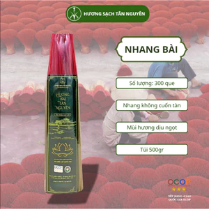 Nhang sạch Tân Nguyên, nhang bài, nhang thơm thờ cúng loại túi 500gr an toàn sức khỏe mùi dịu ngọt