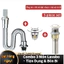 Combo xả lavabo｜Lõi nhấn đồng + nắp cống ngăn mùi +xiphong chậu rửa bát｜Chống nghẹt, dễ lắp, bền đẹp