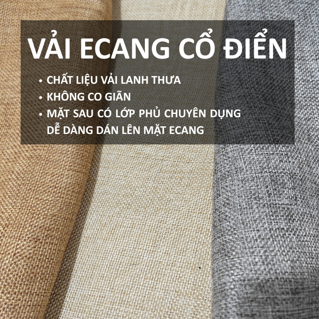 Vải ecang linen thưa kiểu cổ điển | Shopee Việt Nam