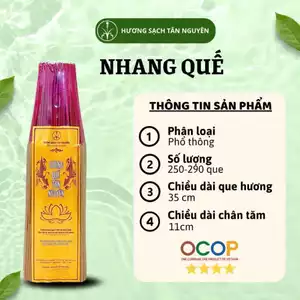 Nhang quế Tân Nguyên, nhang thơm nhẹ ít khói loại túi 500g