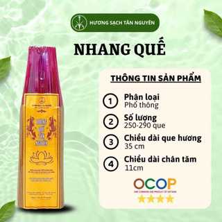 Nhang quế Tân Nguyên, nhang thơm nhẹ ít khói loại túi 500g