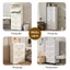 STON Tủ Đựng Đồ Đa Năng Gấp gọn Có bánh xe Tủ Để Đồ Nắp Lật Nhà bếp Kệ Để Đồ Đa Năng Nắp Lật