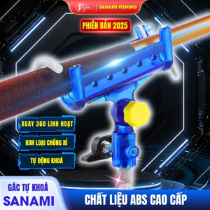 Chống Cần Câu Tay Bằng kim khí phối hợp Nhựa ABS, Xoay 360 Độ Chống Rỉ Tự Khóa đa zi năng hiệu quả SKK15 [SF3]