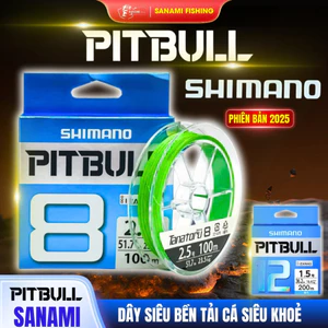 Dây Dù Câu Cá PE Pitbull X12 Siêu Căng, độ tốt Cao DDC01 [SF3]