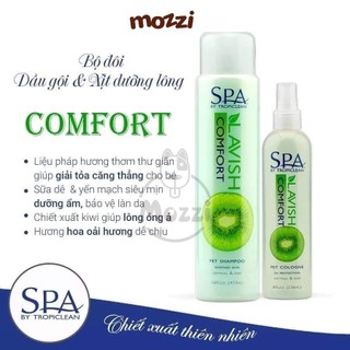 Nước hoa SPA Tropiclean dưỡng lông cho chó mèo Chai 236ml