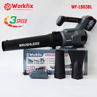 Máy Thổi Lá Workfix WF-LB03BL, Công Suất 100W, Pin Phổ Thông, Chuyên Thổi Lá, Bụi, Rác,...