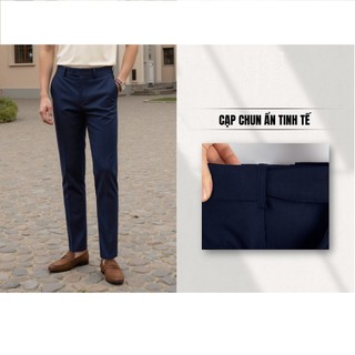 [ BIGSIZE UP TO 135KG ] Quần tây công sở nam Luxury vải giãn 4 chiều cạp tăng chỉnh 5cm 10cm. QACC99