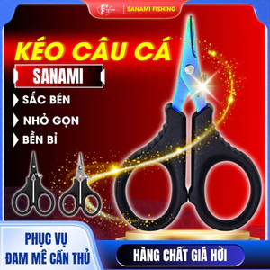 Kéo Cắt Thẻo Câu Cá chuyên sử dụng Cắt Dây PE , Cước Câu , Chì Câu , Siêu Bền , Sắc Bén PKK25 Sanami [SF3]