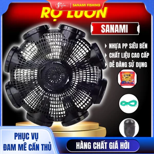 Lồng Rọ Bẫy Lươn, Tôm, Cá 8 Cửa Nhựa PP Xứ sở nụ cười Thái Lan Bẫy Tôm, Cua, Cá, Lươn, Trạch LU07 [SF3]