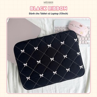 Túi chống sốc Ribbon Bag V2 cho iPad & Laptop - Thiết kế họa tiết nơ dễ thương, phong cách nữ tính ngọt ngào by Mèober