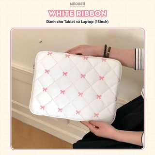 Túi chống sốc Ribbon Bag V2 cho iPad & Laptop - Thiết kế họa tiết nơ dễ thương, phong cách nữ tính ngọt ngào by Mèober