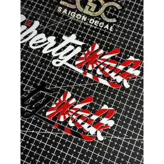 Tem Sticker DTF Liberty Walk 2025 - Japan Style - JDM - 2 Màu Sắc / 2 Mẫu Chữ |SGDC - 1 Cái|