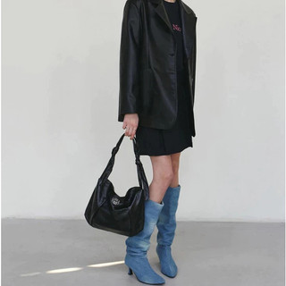 Mua hộ Hàn Quốc Nick&Nicole  Dầu sáp dây đeo túi Square Bag  vai ba lô nách túi công suất lớn túi bên ba lô