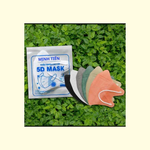Khẩu Trang 5D MINH TIẾN 3 lớp ngăn bụi không mùi và tia uv