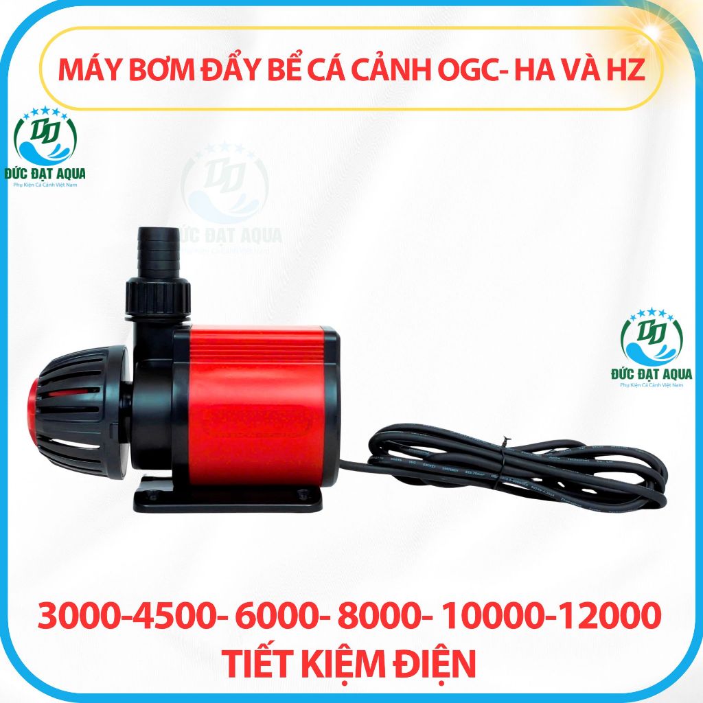 Máy bơm ĐẨY BỂ CÁ koi thủy sinh OGC- HA VÀ HZ- 3000-4500- 6000- 8000- 10000-12000 tiết kiệm điện 3