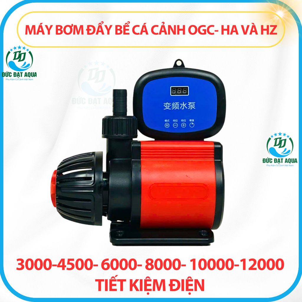 Máy bơm ĐẨY BỂ CÁ koi thủy sinh OGC- HA VÀ HZ- 3000-4500- 6000- 8000- 10000-12000 tiết kiệm điện 7