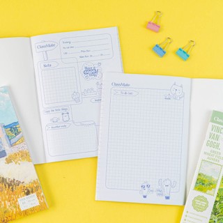 Tập Sinh Viên 120/ 200 Trang Van Gogh Kẻ 4 Ô Ly 2x2mm, Tập Miền Nam Size B5 CLASSMATE Giấy 80gsm NB5-12-0323S/0324S