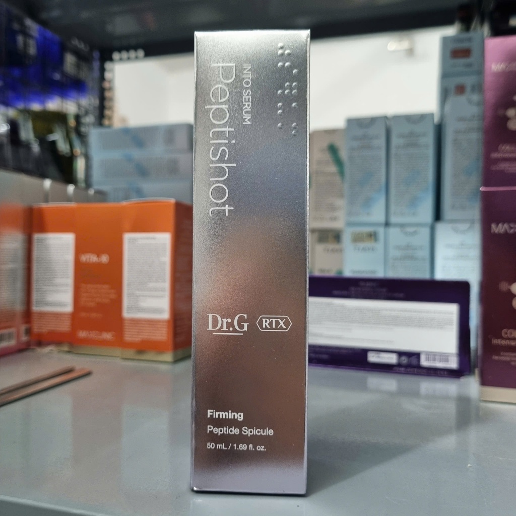 Tinh chất vi kim Dr.G RTX Into Serum Pepti Shot nâng cơ, giúp săn chắn da - 50ml (màu tím)