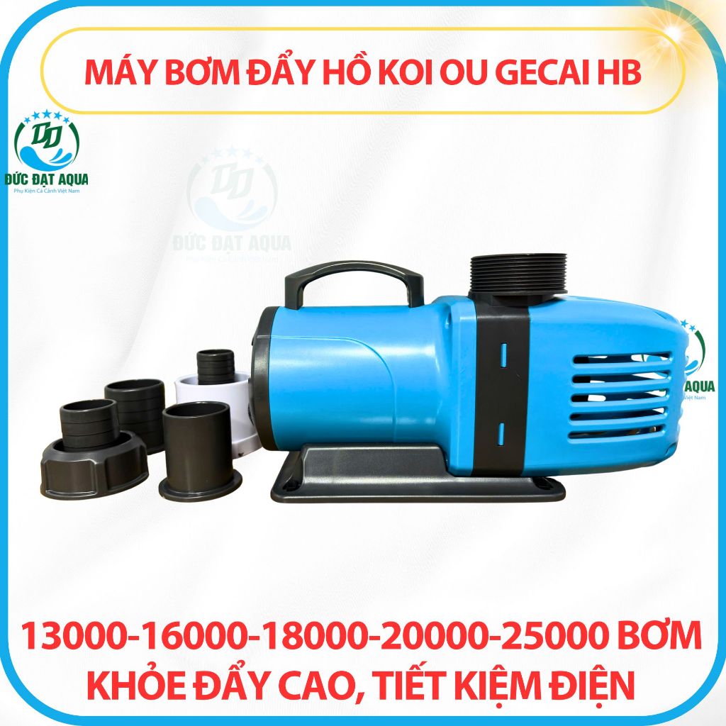 MÁY BƠM ĐẨY HỒ KOI OU GECAI HB 13000-16000-18000-20000-25000 BƠM KHỎE, TIẾT KIỆM ĐIỆN 3