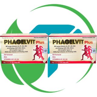 Combo 2 Hộp Phagelvit Plus 30 Viên - Rostex - Vinaphar - Vitamin Phục Hồi