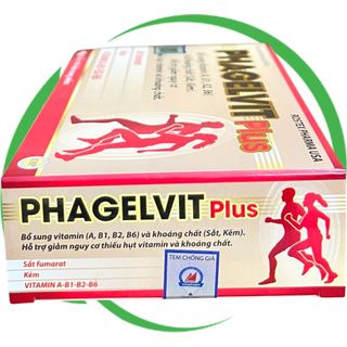 Combo 2 Hộp Phagelvit Plus 30 Viên - Rostex - Vinaphar - Vitamin Phục Hồi