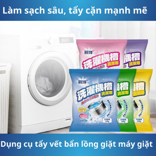 Gói Bột Vệ Sinh Lồng Giặt Nhật Bản Combo 5-10-20- Tẩy lồng giặt, Làm sạch máy giặt khử khuẩn