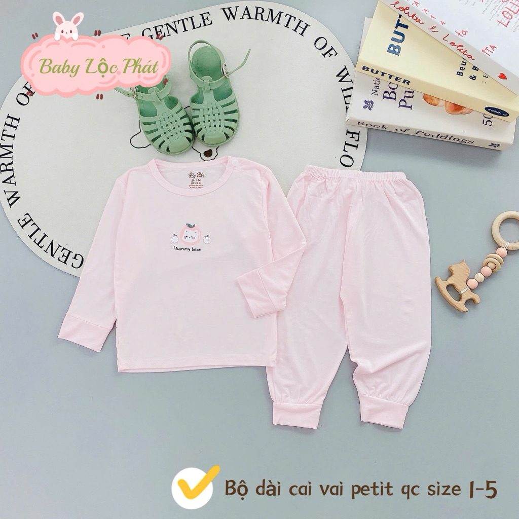 (LPDT 23) Bộ Quần Áo Thun Lạnh Dài Tay Mềm Mịn, Thoải Mái Cho Bé Yêu Từ 5-15kg