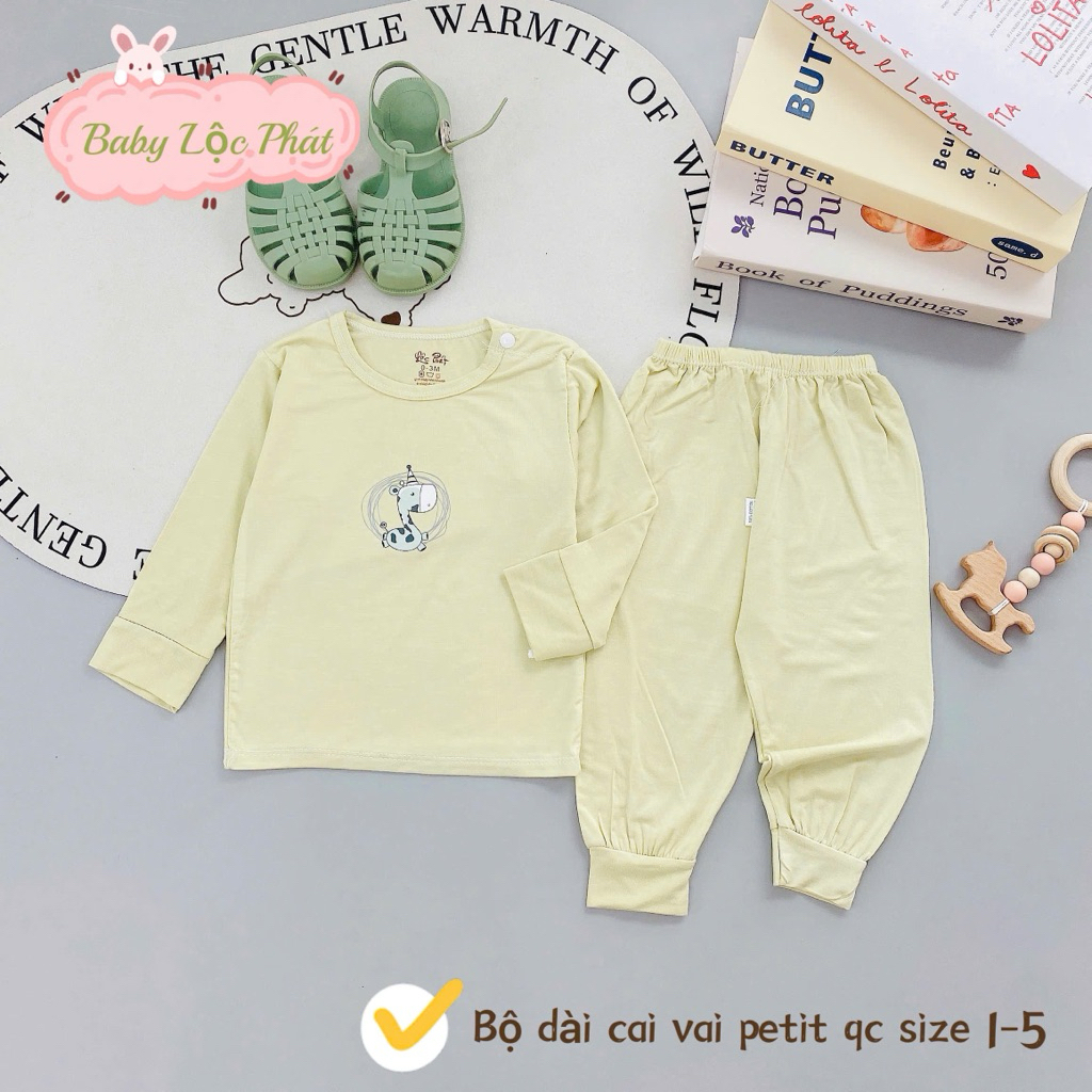 (LPDT 23) Bộ Quần Áo Thun Lạnh Dài Tay Mềm Mịn, Thoải Mái Cho Bé Yêu Từ 5-15kg