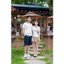 Set đồ đôi nam nữ couple váy ôm eo dáng xoè phối cổ áo polo nam chất liệu mì lạnh mềm mịn mát