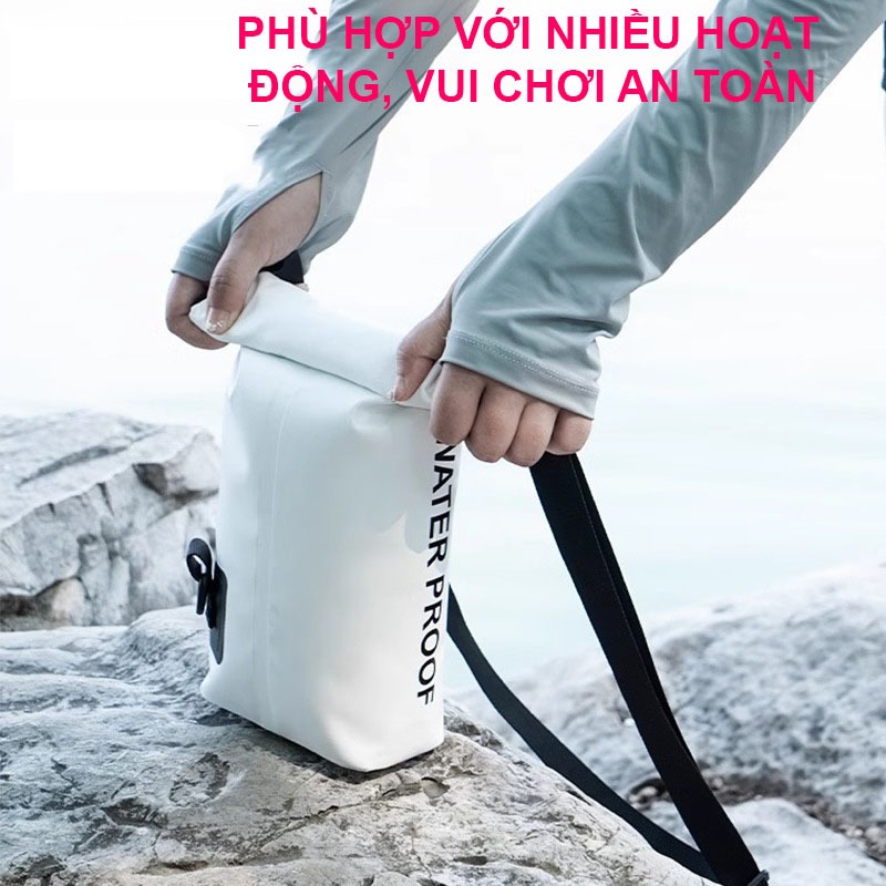 Túi đựng đồ chống thấm nước 2 ngăn SPORTY DT5 màn hình cảm ứng nhạy kèm dây đeo, dung tích 2L