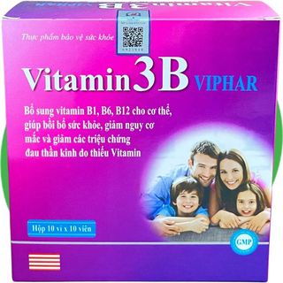 Combo 2 Hộp Vitamin 3B Viphar Tím - Vinaphar - Vinaphar - Vitamin Phục Hồi