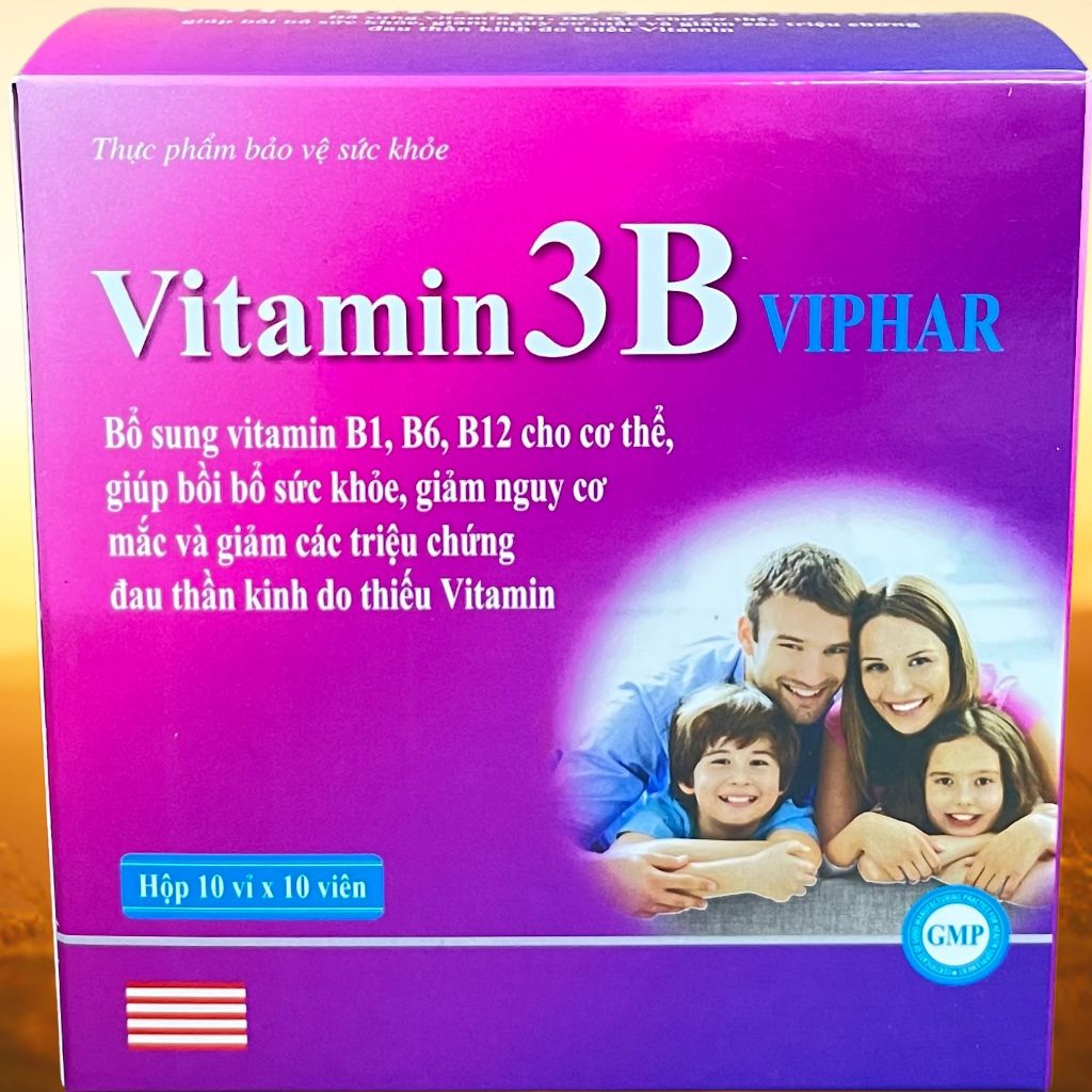 Vitamin 3B Viphar Tím - Vinaphar - Vinaphar - Vitamin Thanh Lọc