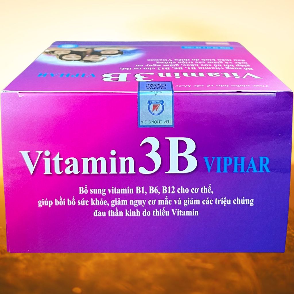 Combo 3 Hộp Vitamin 3B Viphar Tím - Vinaphar - Vinaphar - Vitamin Thanh Lọc