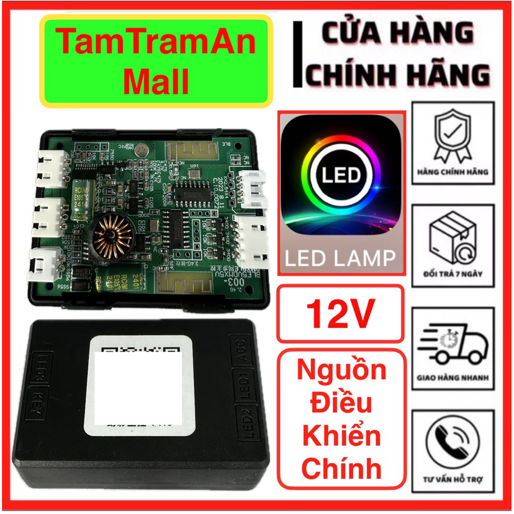 Module Vi Mạch Điều Khiển LED Nội Thất Ô Tô 12V – Kèm Dây Nguồn Phụ ...