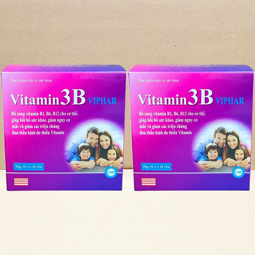 Combo 2 Hộp Vitamin 3B Viphar Tím - Vinaphar - Vinaphar - Vitamin Chữa Lành