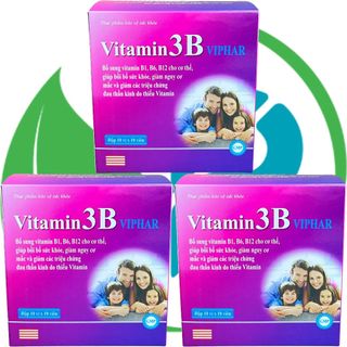Combo 3 Hộp Vitamin 3B Viphar Tím - Vinaphar - Vinaphar - Vitamin Phục Hồi
